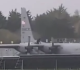 hatchet wielding intruder damages us military plane in ireland video