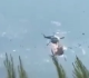 two helicopters collide while battling wildfires videos
