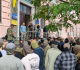 masked men gather for suspect in kiev security services gunfight photos