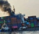 container ship sinks in hormuz mine strike amid us iran naval clashes videos