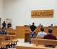 التدابير الأمنية في محكمة رومية كما الأهالي والشهود كذلك المحامون