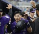 rockies designate keston hiura for assignment