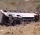 قتلى وعدد كبير من الجرحى في المكسيك حافلة انحرفت عن الطريق وانقلبت فيديو