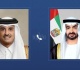 رئيس الإمارات وأمير قطر يبحثان التطورات الإقليمية