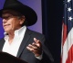 army veteran chokes up thanking george strait s creativets partnership there s a lot of emotions