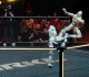 humanoid robots fight in cage match in shanghai