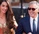 george and amal clooney seen with twins in rare photo after being forced to flee home