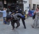 police protesters clash in los angeles following immigration raids