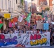 protesters flood venice s streets during amazon founder bezos s wedding