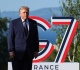 trump touts iran deal and ukraine ambition as he arrives at g7