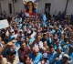 venezuelans rally for opposition leader s return and presidential elections