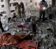 iranian rescuers save two civilians from rubble after us israeli strikes