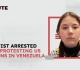 activist arrested over protesting us actions in venezuela