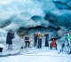 musician performs inside melting glacier to highlight climate crisis