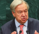 un chief condemns gaza destruction west bank settlements