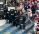 fans fight police at paraguay football match