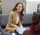kate middleton s adorable reaction to a student crashing into her during school visit