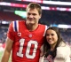 patriots qb drake maye s wife breaks down outfit for nfl playoff game