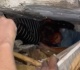 rescue workers search for survivors after gaza building collapse