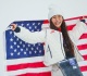 u s snowboarder chloe kim stuns with bold winter fashion skirt is to die for