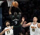 timberwolves eliminate nuggets as knicks demolish hawks in nba playoffs