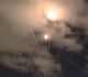 iranian missiles over tel aviv prompt sirens interceptor launches