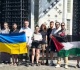in war torn ukraine showing sympathy for palestine is no longer a taboo