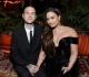 demi lovato walks down the aisle before marrying jordan lutes