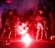 antigovernment protesters clash with riot police in serbia