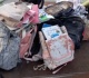 backpacks schoolbooks seen amid rubble of iranian girls school