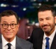 jimmy kimmel makes surprise move for stephen colbert ahead of his final late show