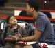 derrick rose s son melts hearts at his jersey retirement ceremony a moment fans will never forget